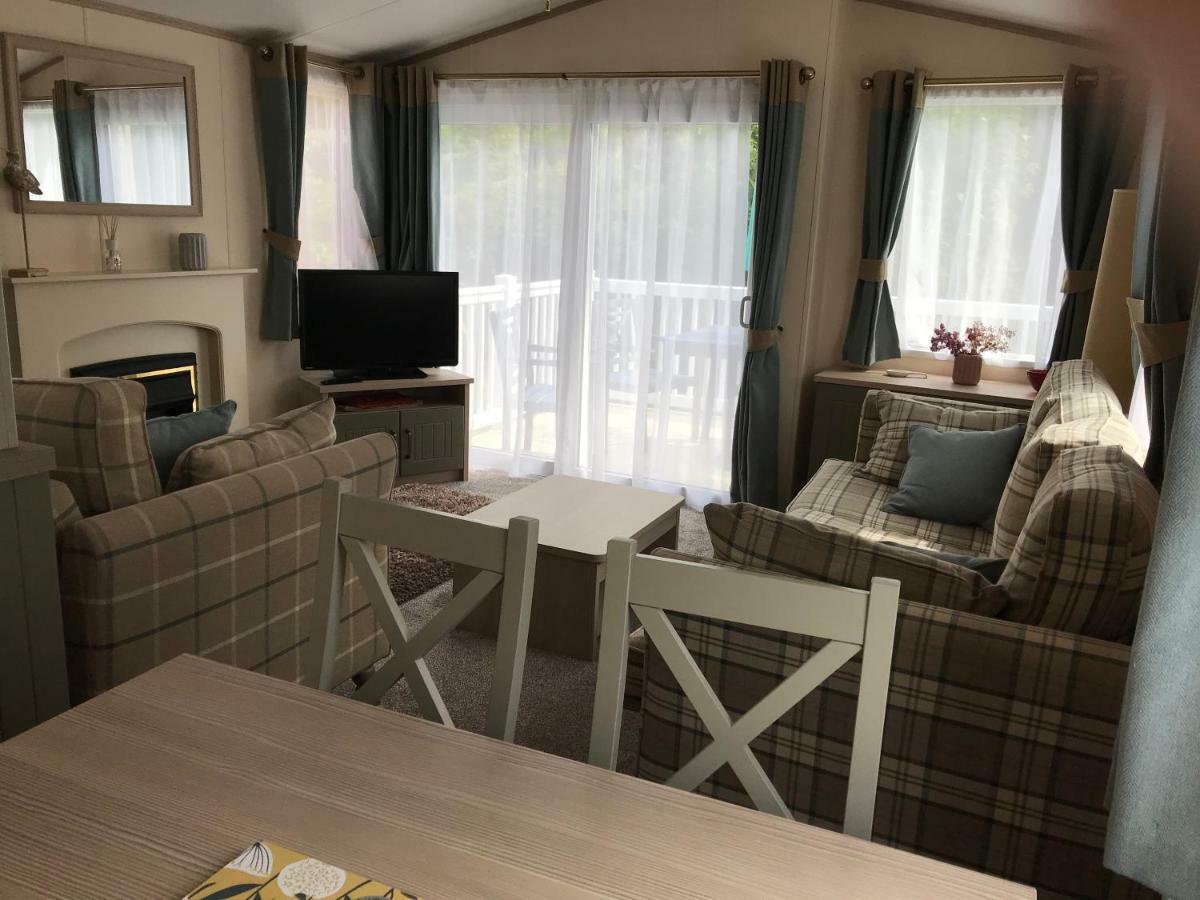 Deluxe Riverside Static Caravan Cheddar Ngoại thất bức ảnh